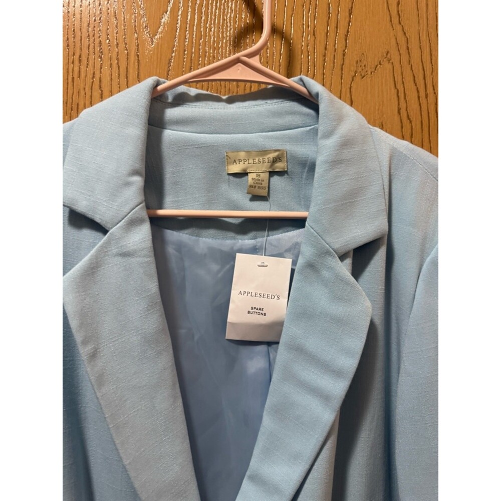 Appleseed's Sky Blue Women's Blazer - Picture 4 of 9